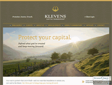 Tablet Screenshot of klevenscapital.com